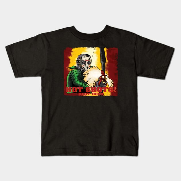 Hot Shots Jason Kids T-Shirt by Ibentmywookiee